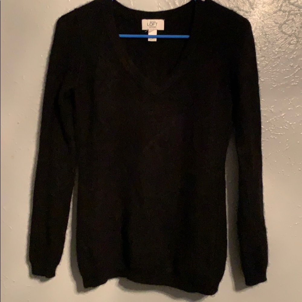 Ann Taylor Loft cashmere sweater long sleeve top